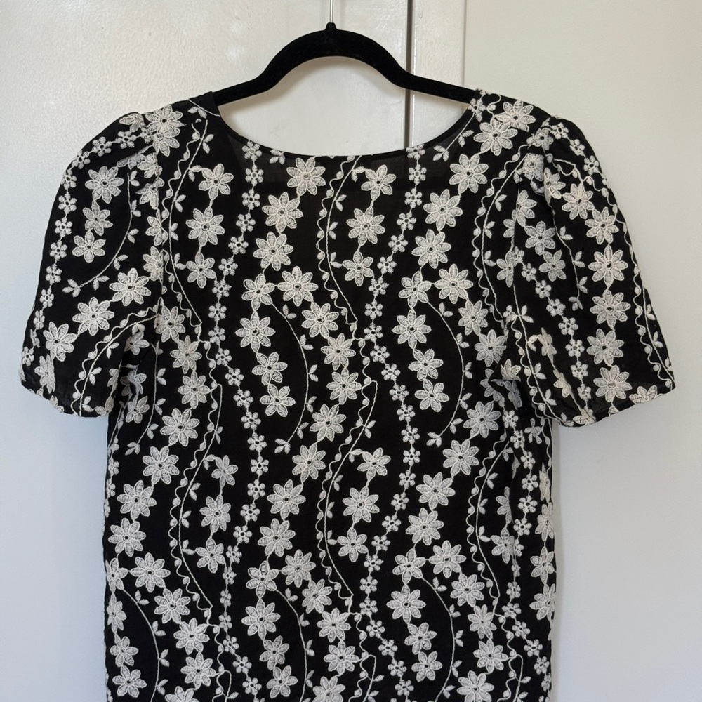 Sézane Floral Cotton Top - Picture 2 of 4